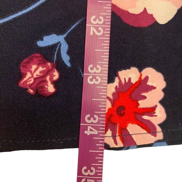 Mudpie‎ Navy Blue Floral Midi Dress - Picture 11 of 11